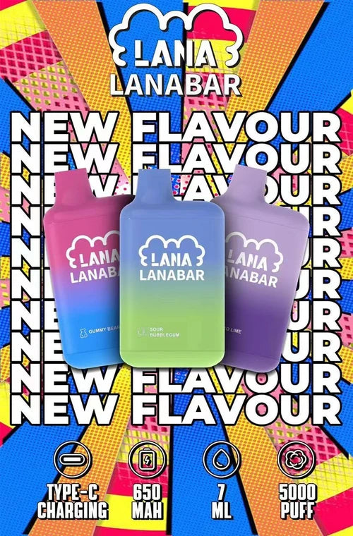 🔥當日發貨🔥 LANA一次性5000口 拋棄式電子煙