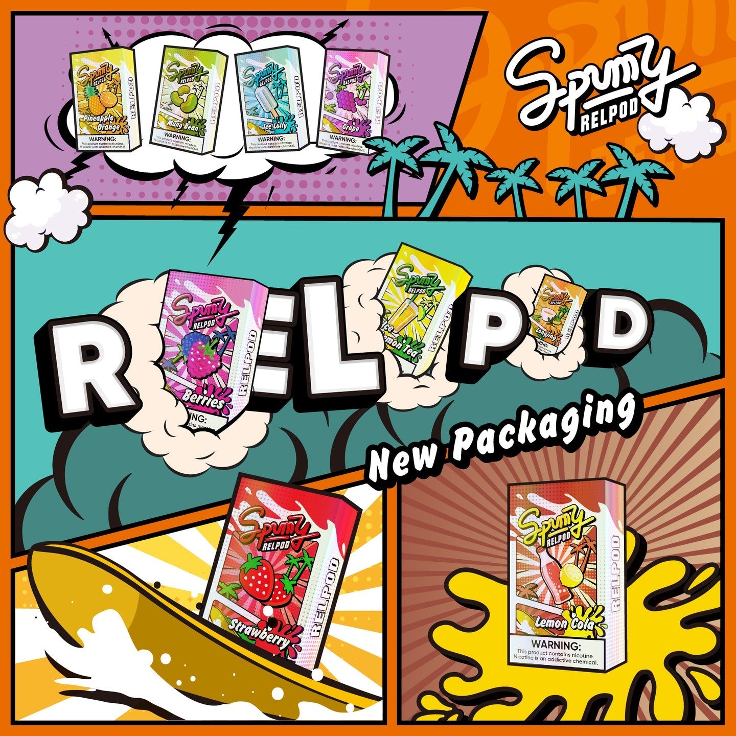 🔥當日發貨🔥SPUMY 思邦迷美國原裝  冰熊五代煙彈